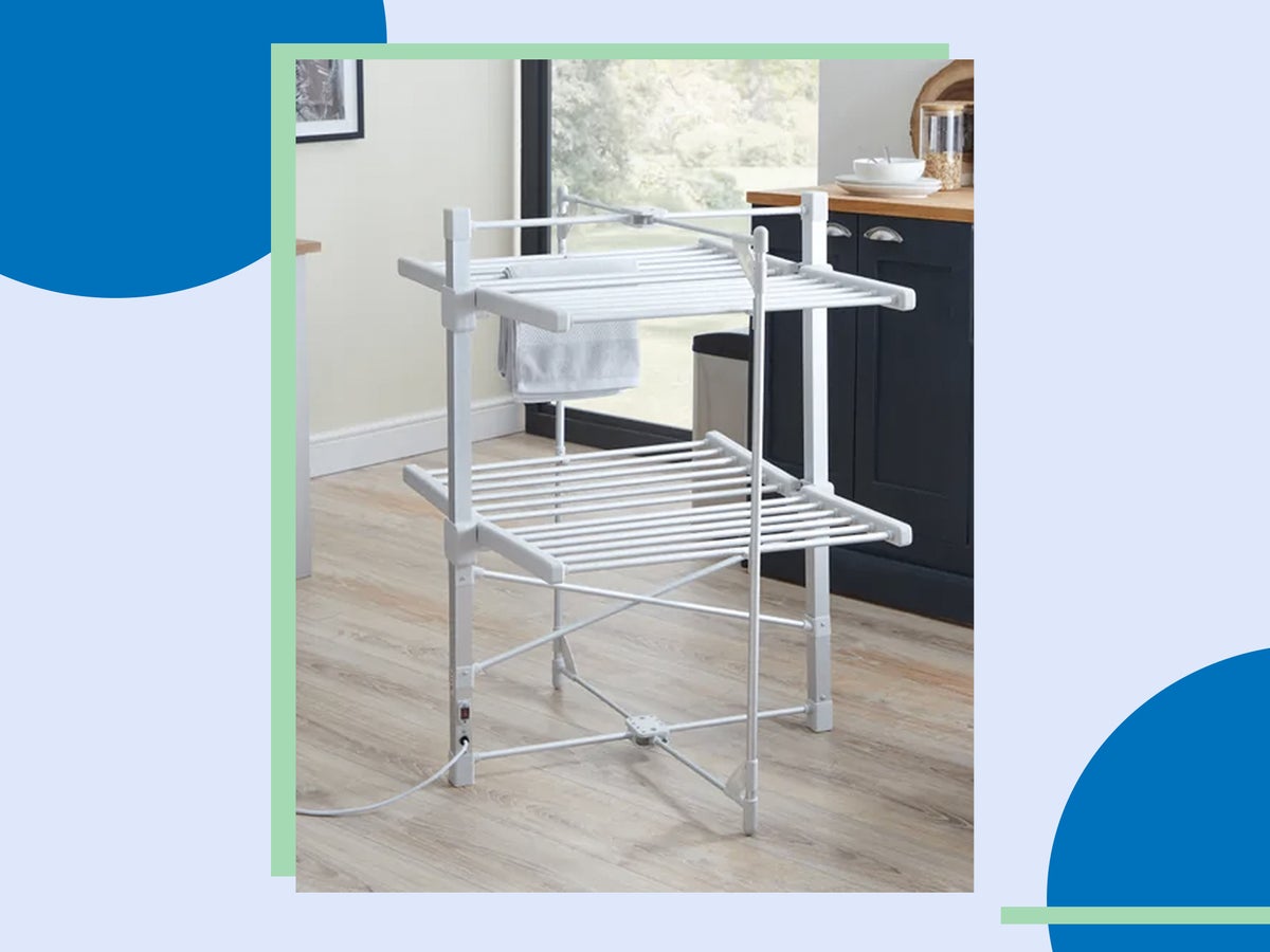 Dunelm heated clothes airer review From design to drying power The Independent